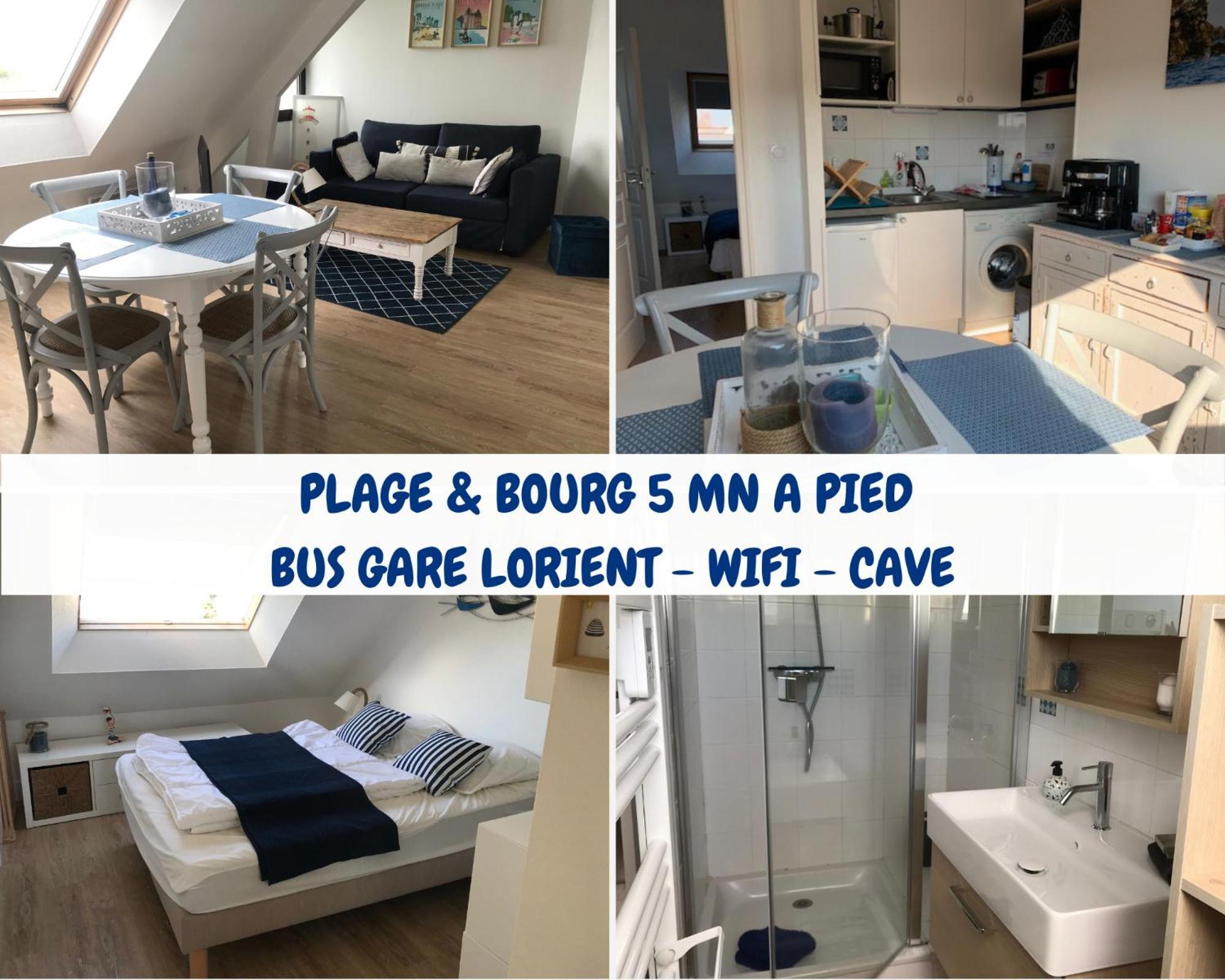 Tout A Pied ! T2 25M2 - Parking Prive - Wifi Apartment Лармор-Плаж Екстериор снимка